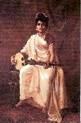 Raja Ravi Varma Malabar Lady France oil painting artist